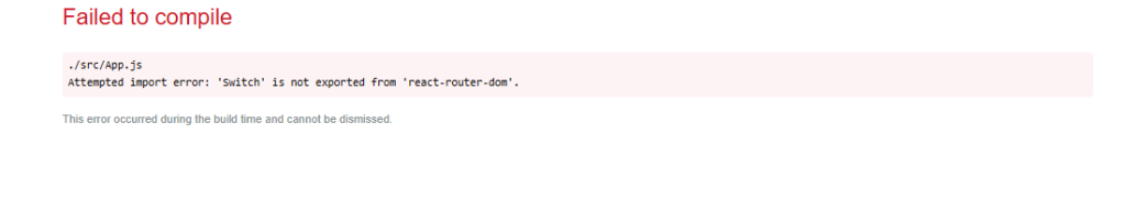 React-Router-Dom-Swith-not-imported