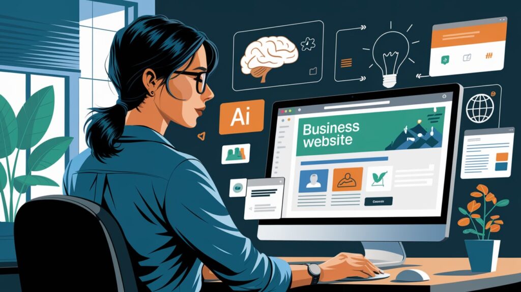 Business Website Using AI in Astra Theme