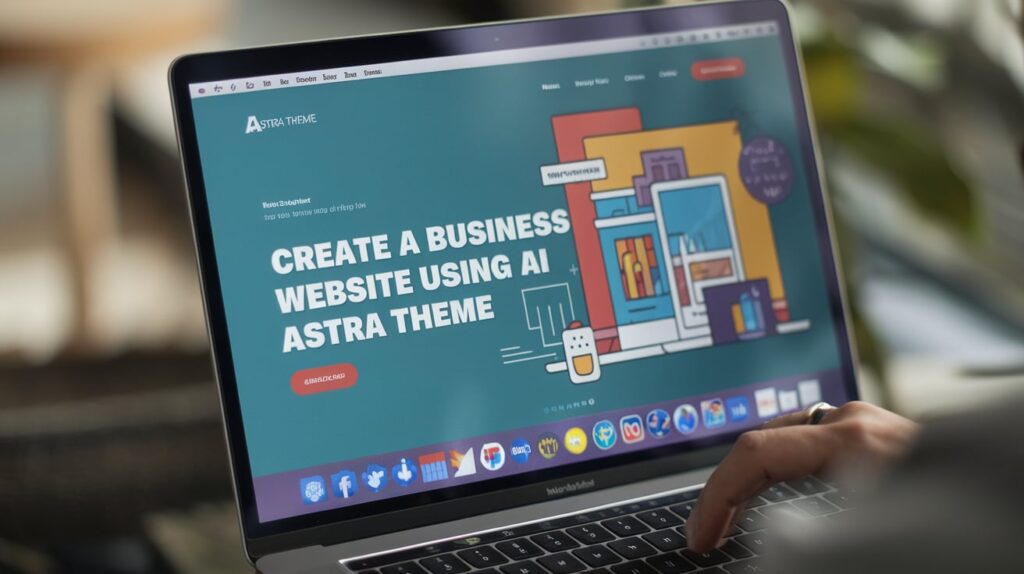 How to Create a Business Website Using AI in Astra Theme